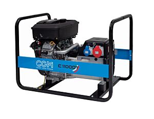 CGM C11000TE Generatore di corrente portatile a benzina 8kW, trifase 400V, con sistema di avviamento elettrico e stabilizzatore di tensione AVR