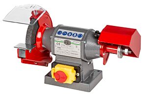 NEBES C-150 Combined grinder machine with cleaning/polishing brush and roughing wheel, single-phase motor 375W, Nebes Elettromeccanica S.r.l.
