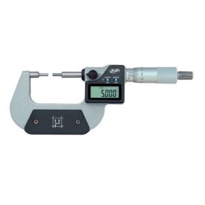 RUPAC C2395025 Serie di micrometri digitali con superfici di contatto ribassate, Serie Digitronic, IP65, Campo di misura a scelta