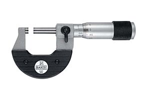 RUPAC C2551025 Micrometro per esterni Serie MicroMet PLUS di elevata accuratezza, DIN 863/1, campo di misura a scelta