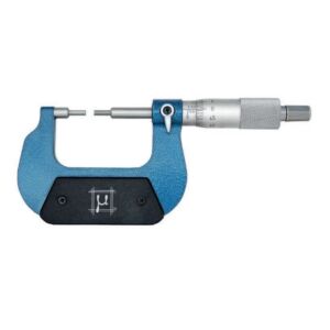 RUPAC 2755025 Micrometro con superfici di contatto ribassate, Serie MicroMet - Campo di misura 0-25mm