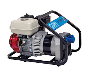 CGM C3500 Generatore di corrente a benzina portatile 3,1kW, monofase 230V, con sistema di avviamento a strappo e stabilizzatore di tensione AVR