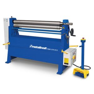 METALLKRAFT 3813202 Motorische Rundbiegemaschine Modell RBM 1270-25 E mit elektrischem Antrieb, Biegebreite 1270mm