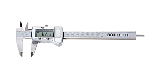 BORLETTI CDEP15 Calibro digitale cassa in metallo, precisione 0.02 mm, campo di misurazione 150 mm, per fornire misurazioni accurate e affidabili