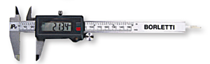 BORLETTI CEDIP67/15 Calibro digitale IP67, campo di misurazione 150 mm con schermo LCD con caratteri alti 8 mm