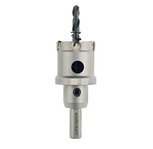 LTF BOHRCRAFT BOC 1920 Frese a tazza con inserti in metallo duro da Ø15,2mm a Ø100mm, profondità di foratura 8mm