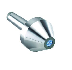 ROEHM 44023 Contropunta rotante MZK con gambo cono morse CM4, troncoconica 60 gradi