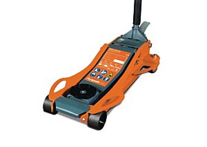 UNICRAFT 6201126 Low-profile trolley jack SRWH 2500 LFH, 2.5-ton capacity, dual piston, maximum height of 425 mm, stability and descent speed control