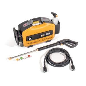 CAT CT135VE54 Idropulitrice elettrica 135 bar modello VE54 30721, portatile e robusta, alimentata da una pompa a 5 pistoni