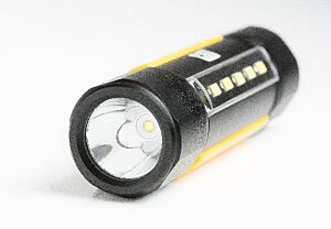 Caterpillar CAT LIGHT CT3410 - Taktische Zweistrahl-Taschenlampe, 200 Lumen (Seitenwand), 275 Lumen (oberer Strahl)