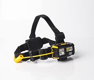 Caterpillar CAT LIGHT CT4120 - Lampada frontale a 4 funzioni: fascio frontale, flood, frontale rosso, lampeggiatore di sicurezza posteriore rosso