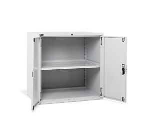 Fami arredamento D53A100C0100508 Armadietto basso per ufficio con serratura, due ripiani e due ante a battenti, dimensioni 1020x726x1000mm