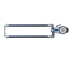 KROEPLIN 449.706 Comparatore analogico per esterni Modello D8100, campo di misura 0-100 mm, lunghezza braccio 382 mm, IP65