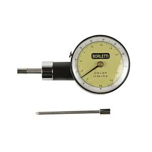BORLETTI DT102  Dinamometro portatile a compressione con divisione di 25gr e campo di misura 0,25÷2,5 Kg