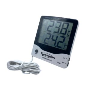 EB Instruments DT2 Thermometer for refrigerators and freezers with dual display and two reading probes: internal and external