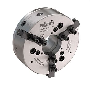 Röhm 185030 Autocentrante automatico 3 Griffe serie DURO-A RC con cambio rapido delle griffe e cambio individuale della griffa, denti dritti, attacco cono corto DIN ISO 702-1 - Grandezza 215mm