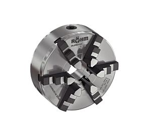 RÖHM 185347 Mandrino autocentrante a 6 Griffe serie DURO-M, griffe per interni ed esterni, attacco cilindrico DIN 6350 forma A - Diametro esterno 160mm