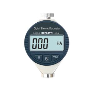 BORLETTI DDSAP Durometro modello DDSAP digitale e portatile per materiali morbidi come gomma, neoprene, poliestere, pelle, feltro e cere con range di misura 0-100 mm