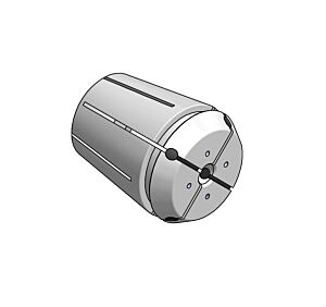 GAETANO CAPORALI ERC16JET.D3 Pinza a tenuta ERC16 con fori di refrigerazione esterna e inserti in Neoprene DIN ISO 15488 (DIN6499) - Diametro 3mm 
