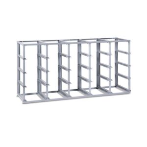 Fami FED40540A01 Scaffale vuoto per 20 contenitori - Misura 1765x460x885mm - Portata telaio 1600Kg
