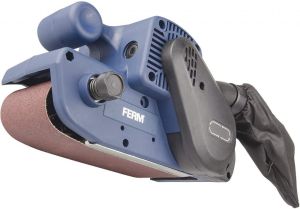 FERM BSM1024 Belt sander 950W Sanding belt speed 380 rpm Sanding belt size 76x533mm