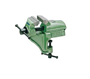 FZA LEINEN LE/060 G Morsa parallela da banco in ghisa speciale con galletto, ganasce intercambiabili larghe 60mm e apertura 65mm