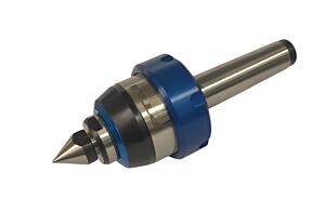 G32023 Nuova PTM Contropunta rotante tipo CSF3/R con ghiera per cono morse CM3, carico ELEVATO per cuspidi intercambiabili - Max radiale e assiale daN 1400