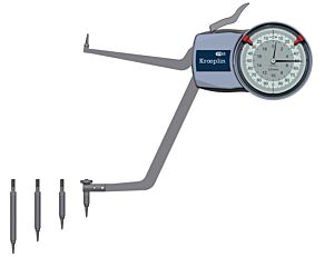 KROEPLIN 443.992 Comparatore per interni Modello H2M130, campo di misura 130-180 mm, lunghezza braccio 85 mm, IP65