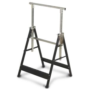 HOLZKRAFT 5900007 - Cavalletto telescopico pieghevole 580x580x1300 mm Modello TAB 1300 - Capacità 150 Kg