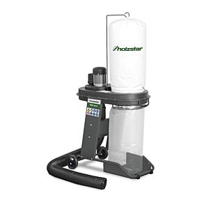 HOLZSTAR 5923902 Mobile extractor fan for wood chips for vacuuming of milling, planing and saw chips, Rated volume flow 1200 m³/h, Supply voltage 230V, Model SAA 902