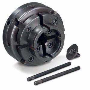 HOLZSTAR 5931021 Mandrino autocentrante 4 griffe per tornio da legno, diametro 100mm, filetto M33x3,5