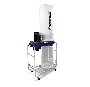 HOLZSTAR 5128191 Mobil Späne-Absauggerät für Fräs-, Hobel- und Sägespäne, Filterfläche 1900 m³/h, 230 V – Modell ASA 1901