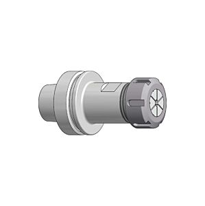 CAPORALI GAETANO HSK63F.H70.ERC16 Mandrino portapinza ER16 DIN ISO 15488 (DIN6499) per rotazione destra con ghiera concentrica standard, lunghezza 70mm, attacco HSK63 forma F DIN 69893-6