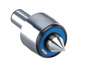 Contropunte rotanti Roehm HZA PRO con gambo cilindrico, corpo temprato e rettificato - Cuspide 60°