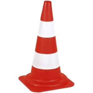 IORI 22128.30 Polyethylene red and white traffic plastic cone - Dimensions 22x22xh30 cm