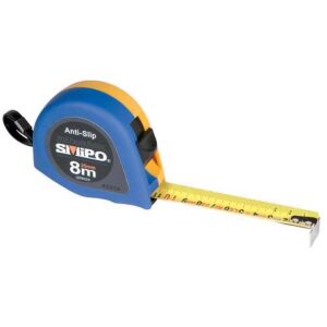 IORI QR8025NP Non-slip rubberised tape measures - Width 25mm, length 8m