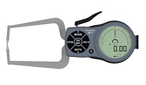3503502N Digital dial indicator with touch probes for outdoor use Series DigitronicPlus new version "K", measuring range 0-20mm, ball contact Ø1.5 mm, IP67