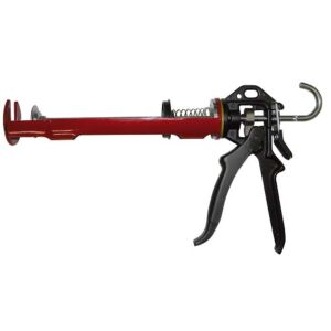 KRAVM E93008 - Professionelle Silikonpistole, tropffrei mit Kartuschenführungsfeder