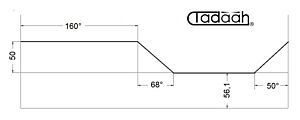 L80AR500 Camma standard Mandrini frontali per SCHUTTE SF32 h=0x160 Gradi