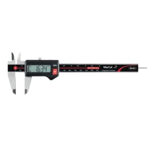 MAHR 4103302 Calibro centesimale digitale IP67 con trasmissione dati wireless e asta di profondità 3,8x1,3mm - Campo di misura 0-150mm