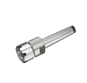 164.CGM Mandrini porta pinza ER11, ER16, ER20, ER25 DIN 6499 con diversi gambi cono morse, con ghiera mini