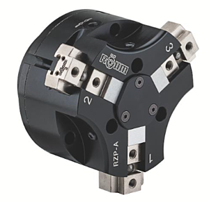 435044 RZP-A 80/3-2 GI - Manipolatore Röhm corsa corta, con fissaggio a linguetta e cave per automatizzazioni industriali, portali e robot 3500N