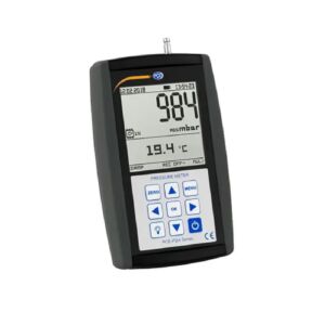 PCE Instruments PCE-PDA A100L Manometro fino a 200 kPa con registrazione dei dati, display LCD grafico,  interfaccia USB  e funzioni MIN, MAX, Hold