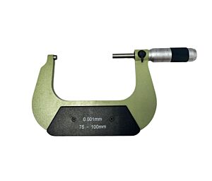 BORLETTI MEM4W Micrometro millesimale per esterni fornito con riscontro di azzeramento - Campo di misura 75-100mm