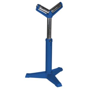 METALLKRAFT 3660705 - Supporto per materiale ad altezza regolabile Modello MS 3 V - Capacità di carico 700Kg, lunghezza 2x125mm