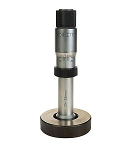 BORLETTI MDI2.5 Micrometro per interni a 3 punte con vite micrometrica in acciaio indeformabile, campo di misura 2 - 2.5mm, risoluzione 0.001mm