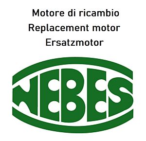 NEBES Elettromeccanica - Gruppo motore di ricambio completo ORIGINALE per Segatrice a nastro Modello TM178 Inverter