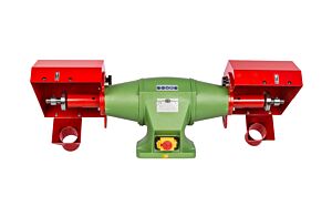 NEBES P-7 Macchina Pulitrice industriale in Ghisa completa di comando a bassa tensione, spazzole 300x35x25m, motore trifase 400V