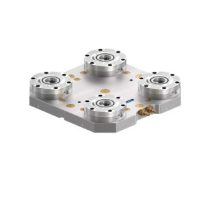 1337138 SCHUNK Piastra di serraggio 400x400x74mm con quattro moduli NSE3 138 funzione turbo con forza di trazione 112 kN