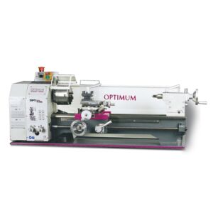 OPTIMUM 050OP7001 - Tornio parallelo ad ingranaggi di avanzamento, altezza punte 140mm, 230V, modello TU2807, dimensioni 140x700mm